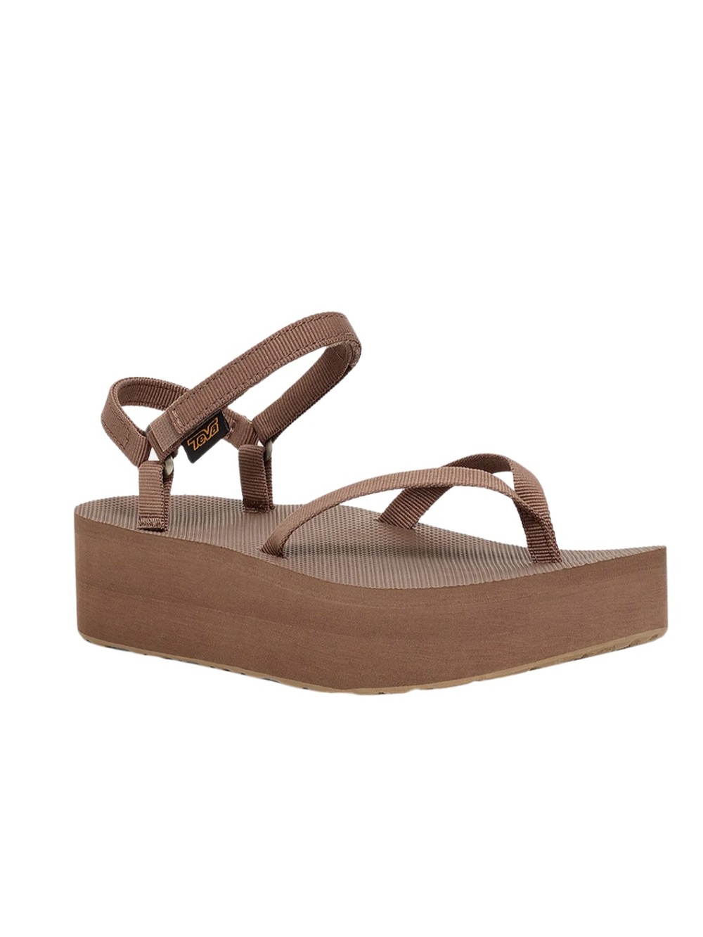 Teva Flatform Slim Platform Sandals Medium Brown Size 8